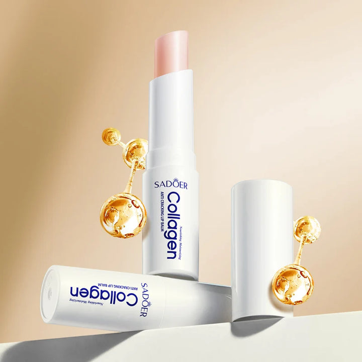SADOER collagen Moisturizing lip balm nourishing anti-cracked Long-Lasting Hydration 1/2/3/5PCS Stick Lip skin care