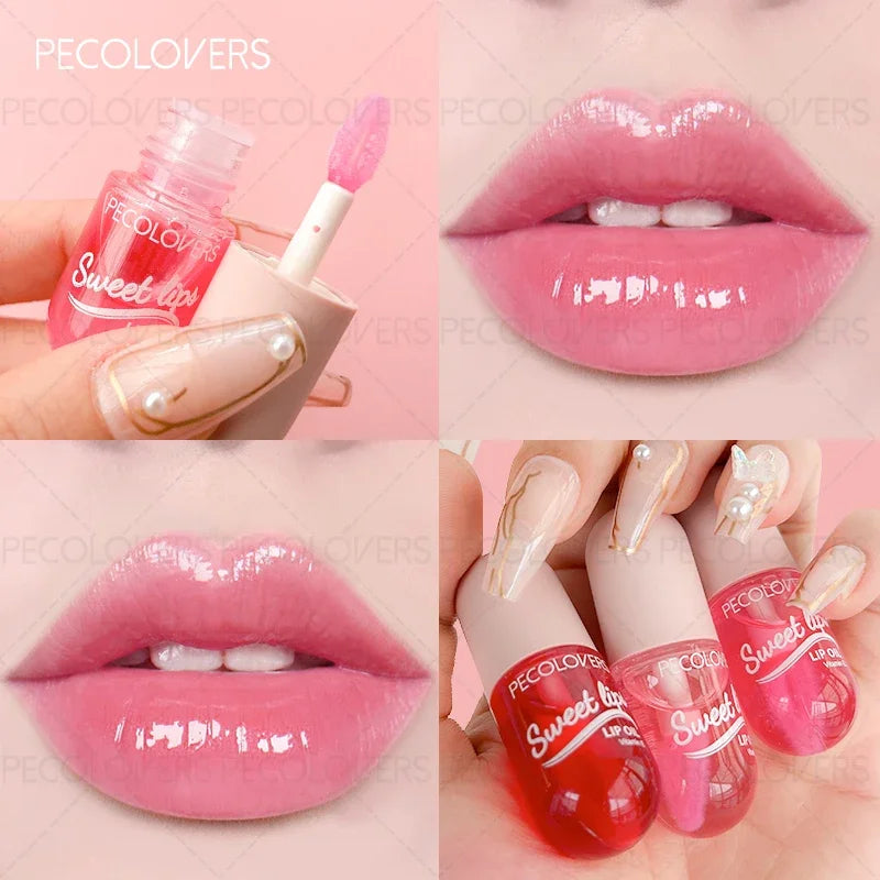 Sweet Fruity Long-Lasting Moisturizing Plump Liquid Lip Oil Fades Lip Dry Lips Temperature Color Changing Hydrating Lips