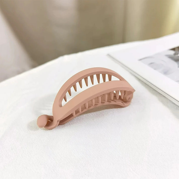 1/4pcs Matte Banana Hair Clips Simple Elegant All-Match Design Versatile Hair Accessories for Daily Casual Special Gatherings