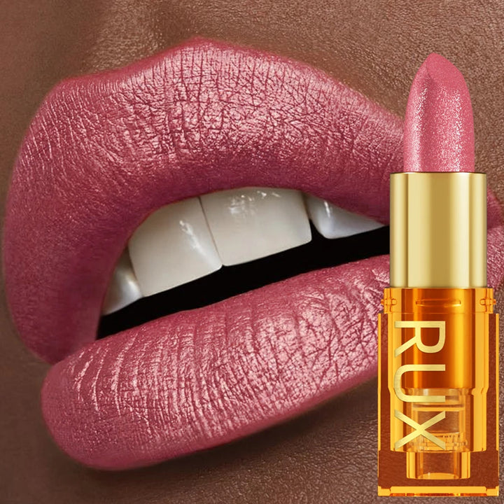 16 Colors 1PC Metallic Glitter Shiny Lipstick Lip Tint,Waterproof Lip Senior Matte Lip Makeup Gifts for Women Cosmetic Lip Glaze