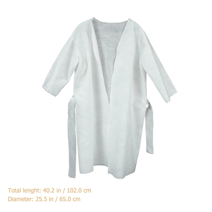 Cotton Disposable Bathrobe Thickened Hotel Shower Wear Travel Robe White Skirt Kimono Towel Set Home Textile Towels