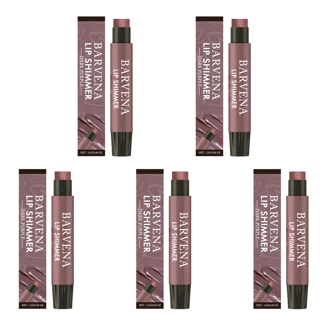 Lip Shimmer Dark Purple Tinted Lip Balm Stick Long Lasting Hydration with Natural Glowy Finish Moisturizing & Nourishing Makeup