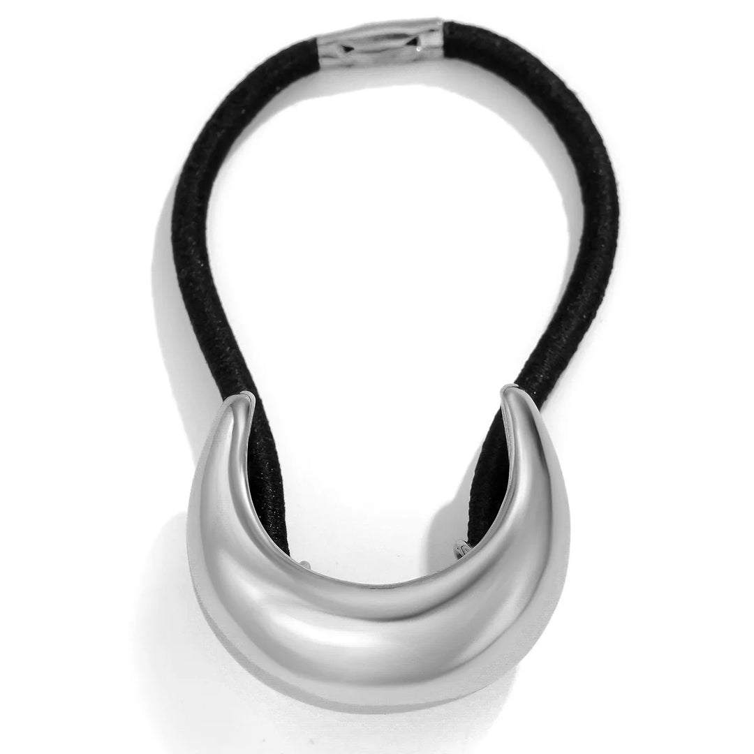 Metal Irregular Double-layer Hair Bands Ropes for Women Headband Elastic HairPins Hairband Fashion Jewelry Hair Accessories Gift