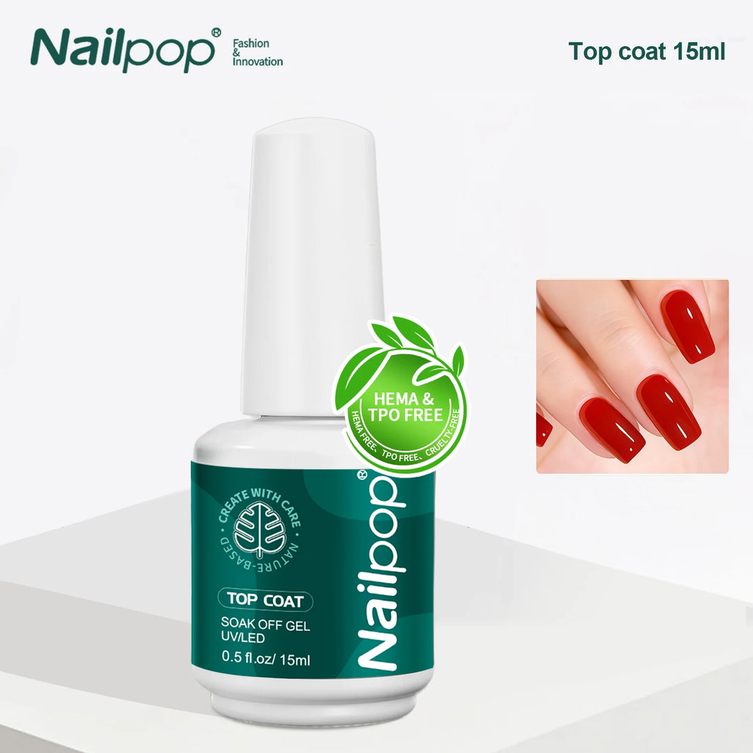 NAILPOP Nail-Primer And Nail Prep Dehydrator 15ML Nail Polish Soak Off UV/LED Base Primer Gel First Nails Gel for Manicure Tools