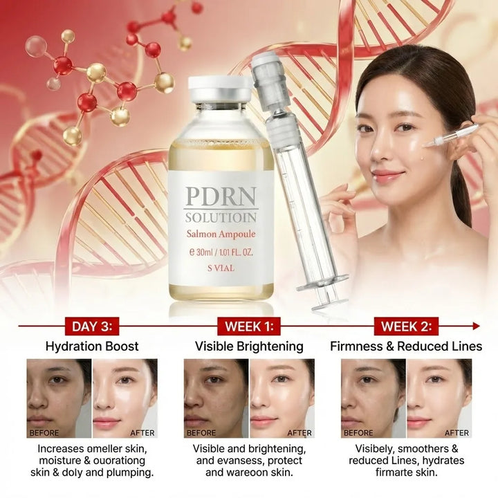 Korean PDRN Salmon DNA Serum Ampoule Advanced Skincare Deep Repair Renew Brighten Tone Strengthen Barrier firming Face Essence