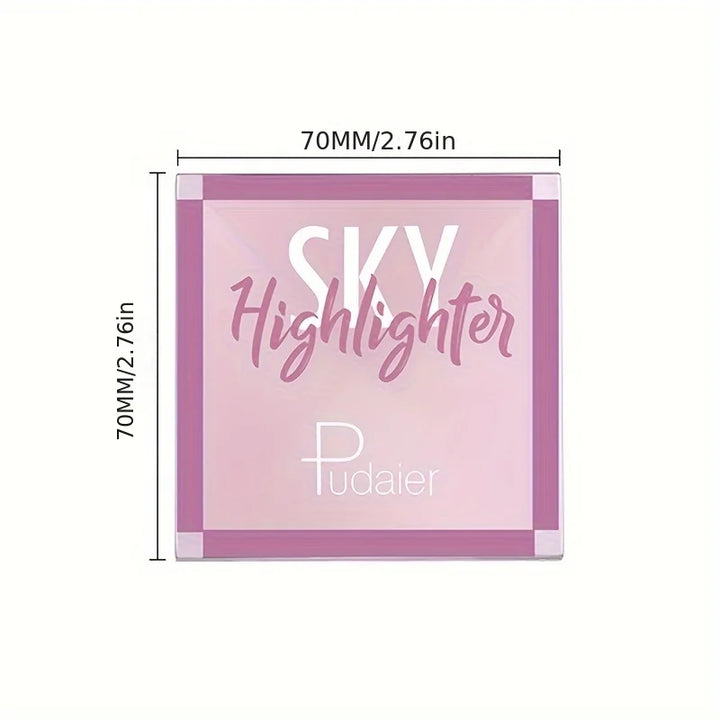 Compact - Waterproof, Full Coverage for All Skin Tones, Long-Lasting Shimmer & Dazzling Glitter Finish Christmas Makeup