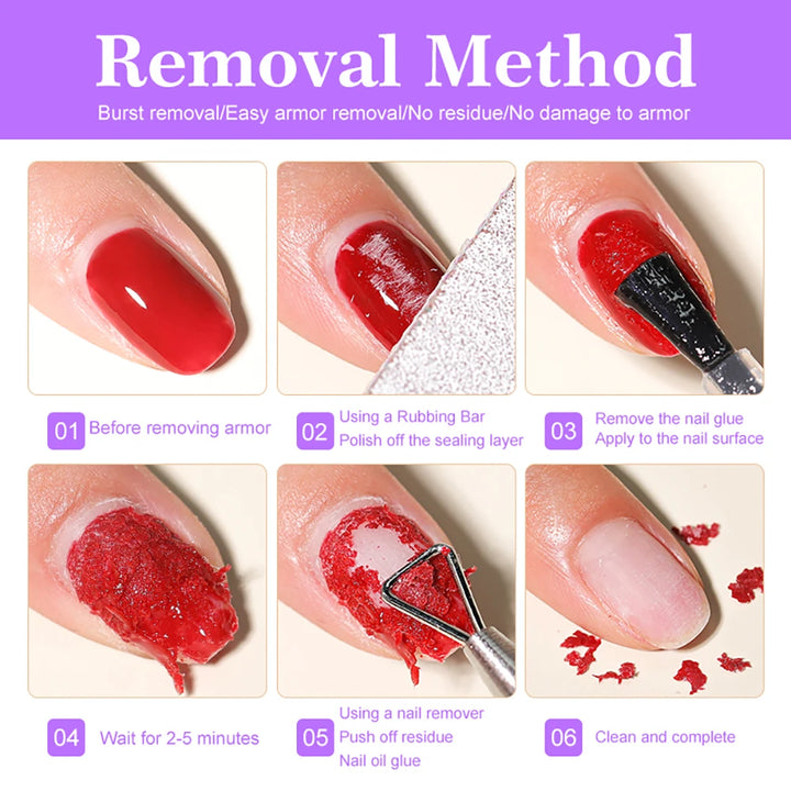MOSKANY 15ml Magic Remover Nail Gel Polish for Soak Off UV Gel Polish Fast Removal Semi Permanent Varnish Polish Cancel Glue