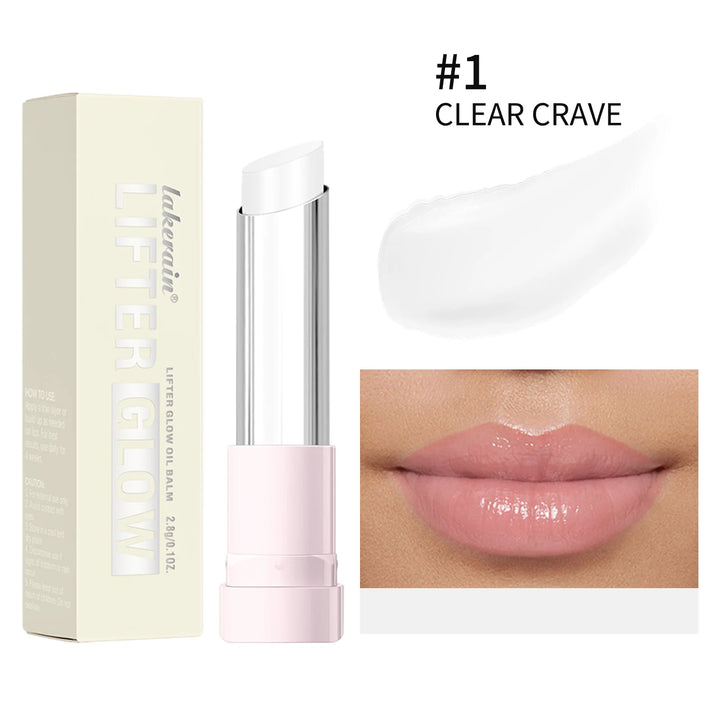 Lip Balm Lifter Glaze Oil Balm with Hyaluronic Acid and Hydrating Oil Blend with 24HRs of Smooth Moisturizing Shine Pink Makeup