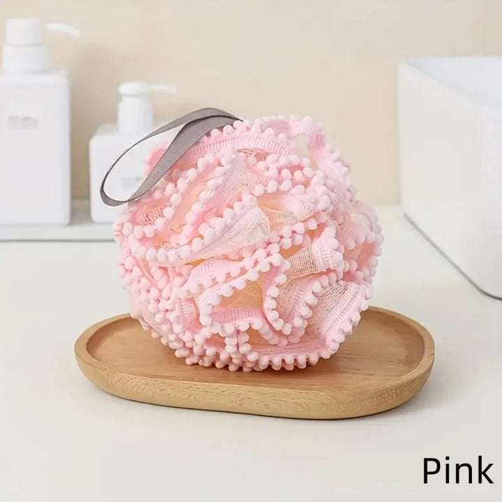 Soft Bath Sponge Ball Scrub Dady Sponge Mesh Bath Sponge Bath Bubble Balls Body Cleanser Exfoliating Sponge Shower Washcloth