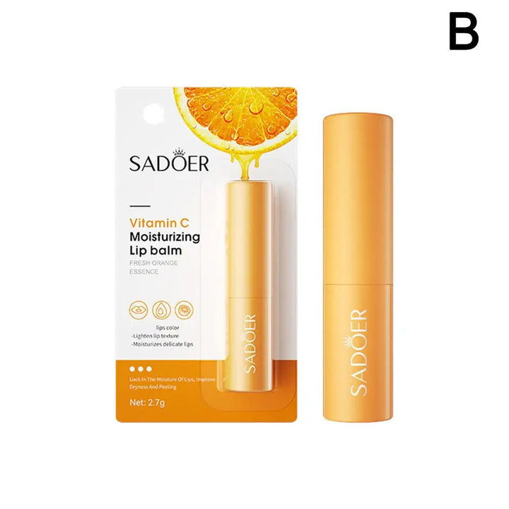 Vitamin C Aloe Coconut Lip Balm Moisturizing Anti Cracking Hydrating Repair Nourishing Lipstick Lips Skin Care Products