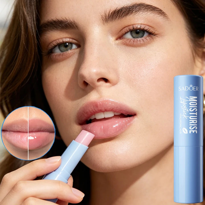 Hyaluronic Acid Lipstick Can Moisturize and Lock Water, Moisturize Dry Lips, Suitable for All Skin Types, and Daily Lip Care
