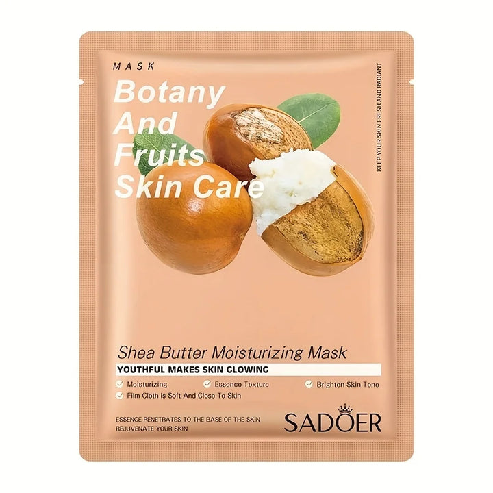 10pcs Botany & Fruit Sheet Mask Set | Hydrating and Refreshing Facial Skincare Variety Pack