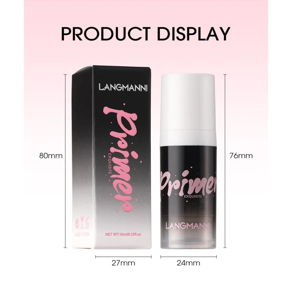 Poreless Face Primer Gel Oil Control Pre Makeup Smooth Skin Moisturizes Transparent Base Foundation Natural Matte Long lasting