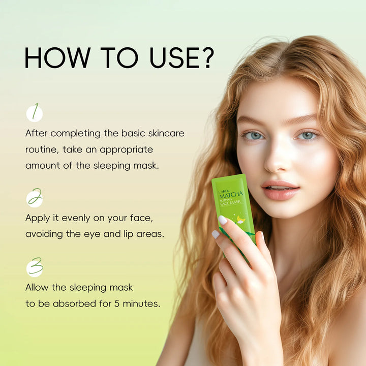 LAIKOU 7pcs Moisturizing Facial Mask Hydrating Sleeping Face Sheet Masks Repairing & Nourishing Night Face Mask Skin Care