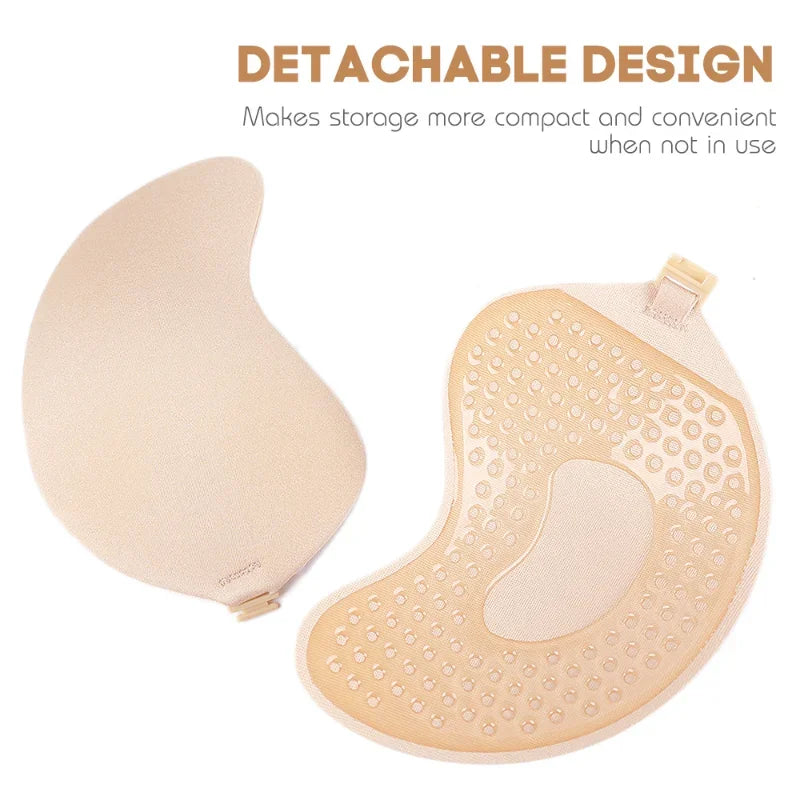 Large Size Reusable Nipple Cover Sticker Patch A-D Cup Push Up Bra Adhesive Pasty Strapless Bras Wedding Lingerie Silicone Pads