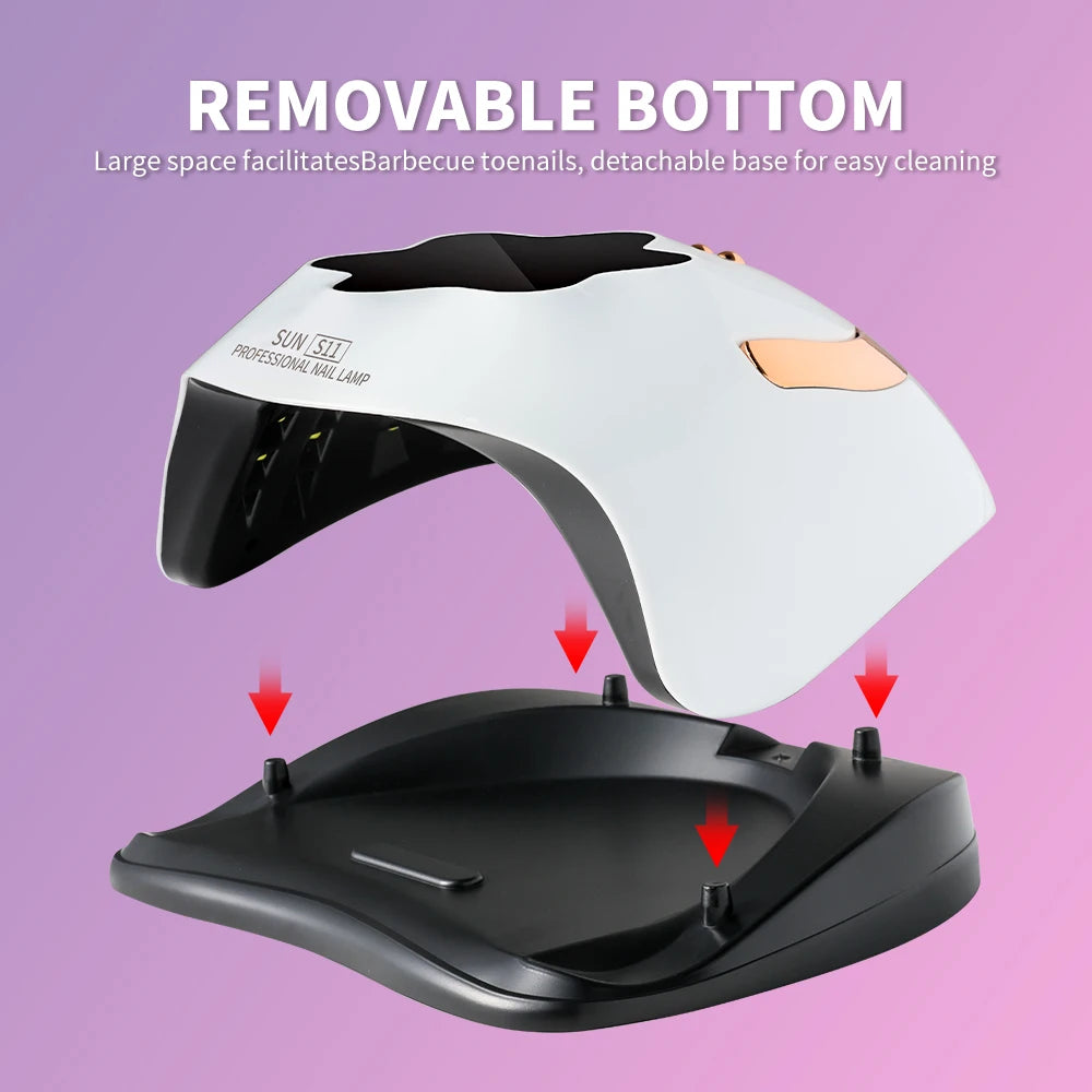 Professional 57LED Nail Lamp UV LED Nail Dryer 4 Timer Modes LCD Display Fast curing Gel Nail Dryer Manicure Salon Tools
