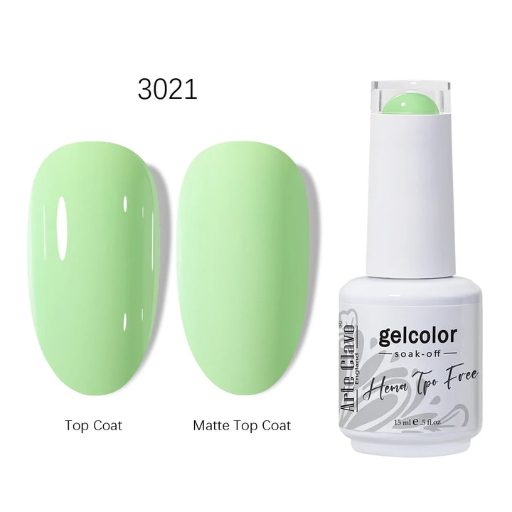 Arte Clavo 15ml HEMA TPO FREE Gel Nail Polish Pink Hybrid Nail Manicure Semi-permanent Enamels Varnish For UV LED Nails Supplies