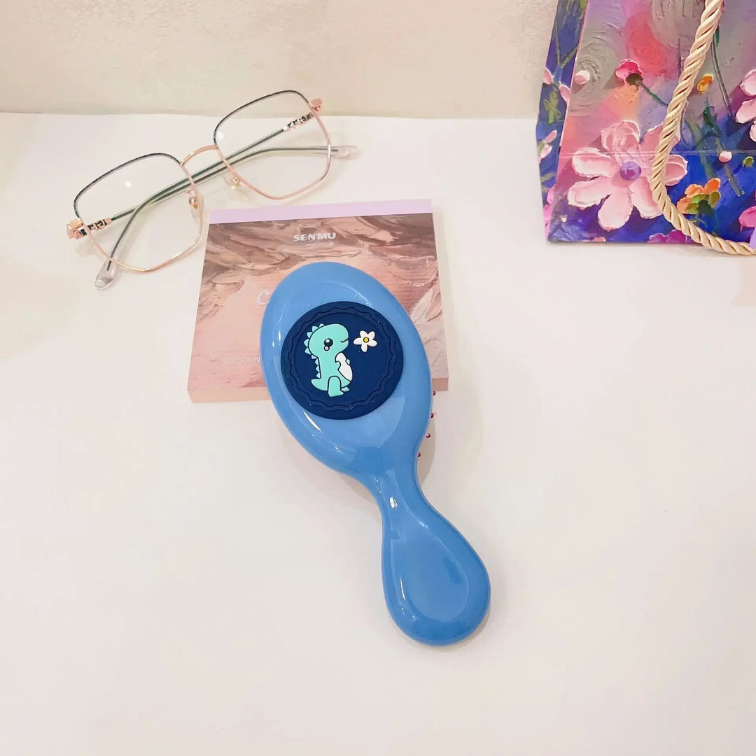 Cute Cartoon Children Air Cushion Comb Scalp Massgae Hair Brush Girls Portable Traveling Hair Brush Wide Tooth Anti-static Comb