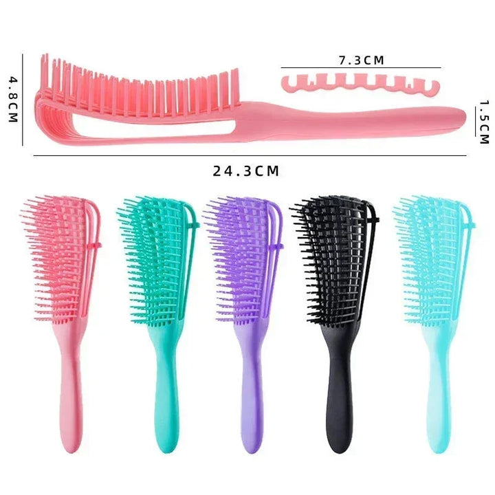 Children Girls Detangling Hair Brush Scalp Massage Combs for Curly Hair Brush Detangler Hair Brushes for Baby Barber Accessories