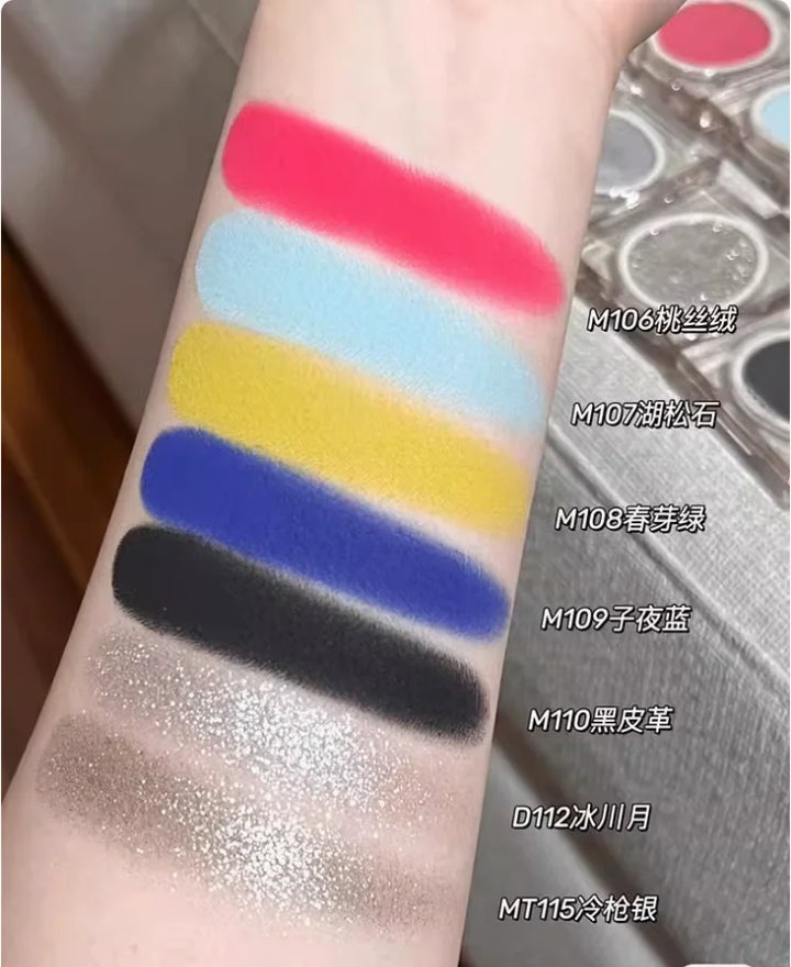 JOOCYEE Eyeshadow Single eye shadow Long-lasting blusher Natural Easy to blend matte smoked daily portable Makeup Cosmetics