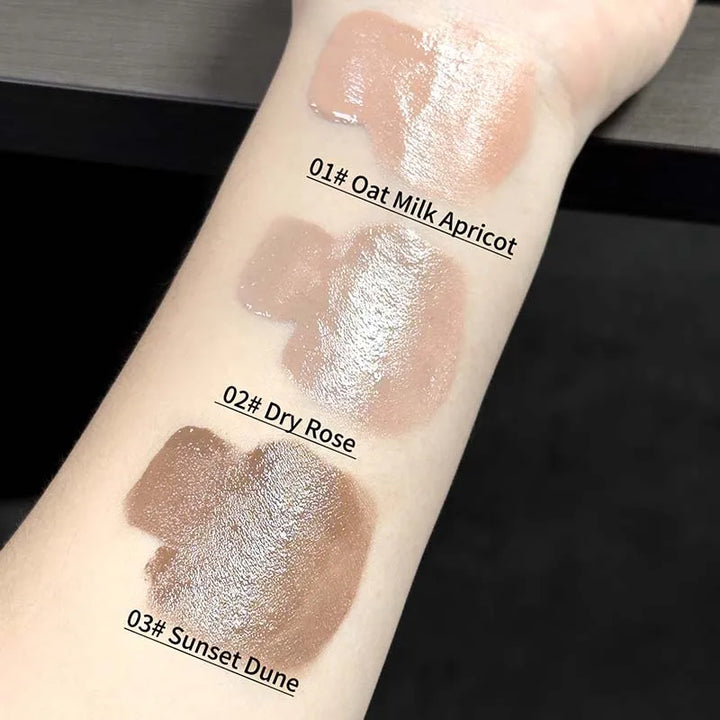 Cappuvini Milk Tea Velvet Liquid Eyeshadow Monochrome Matte Makeup Long-lasting Eyeshadow