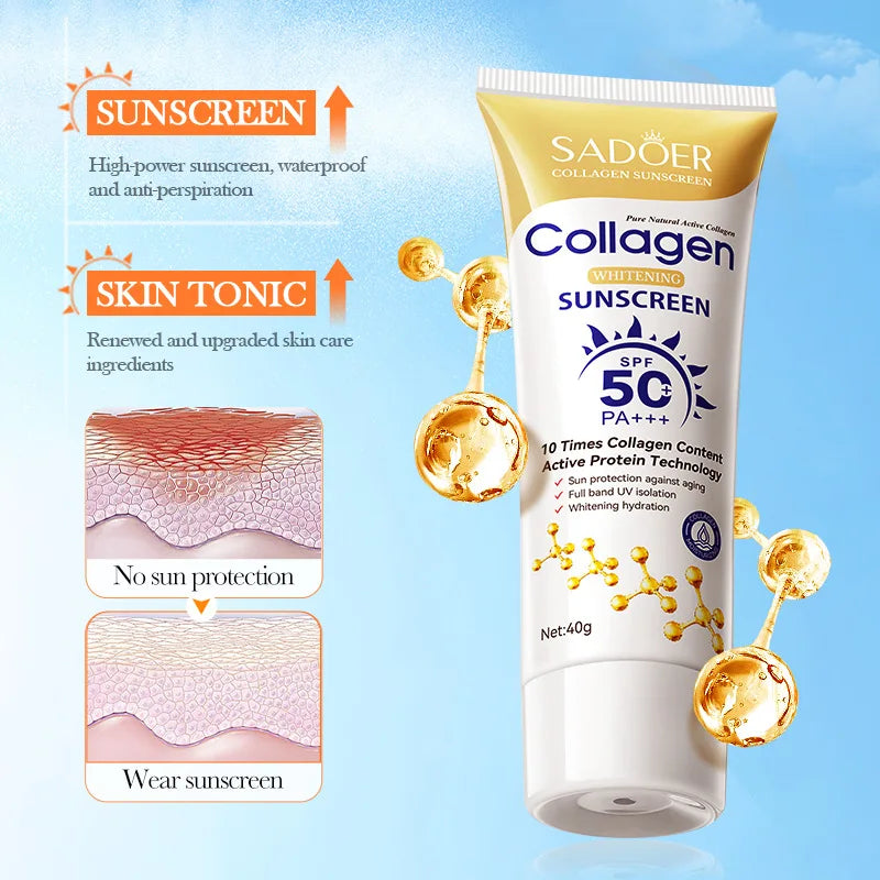 Korean sunscreen SPF50+rice and probiotics | Suitable for all skin types | Nourishing skin protection and UV protection