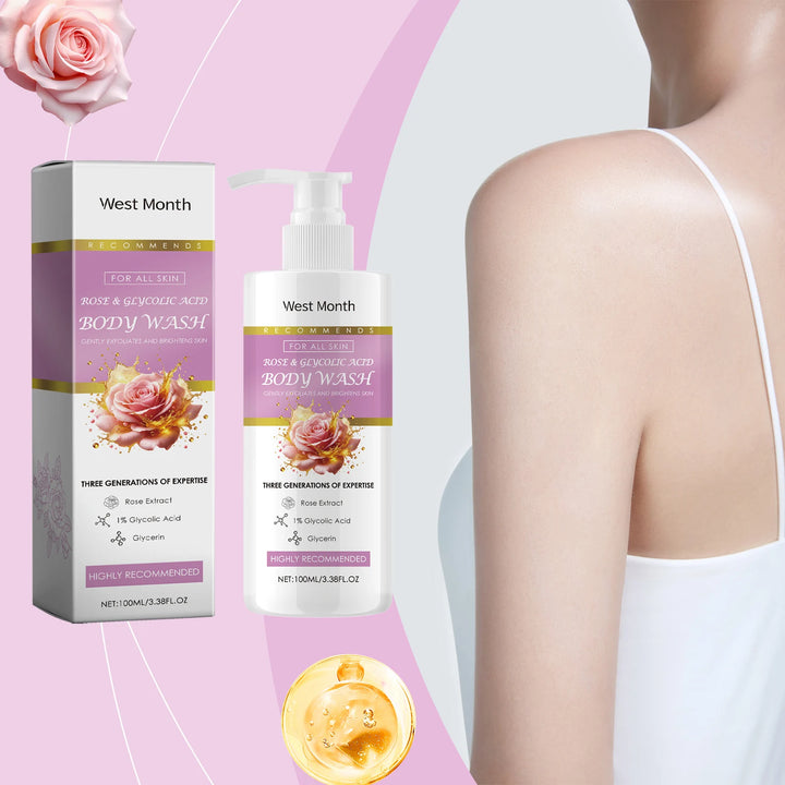 Exfoliating Shower Gel Deep Cleansing Reduce Dead Skin Moisturizing Improve Skin Dryness Oil Control Smooth Brighten Bath Lotion