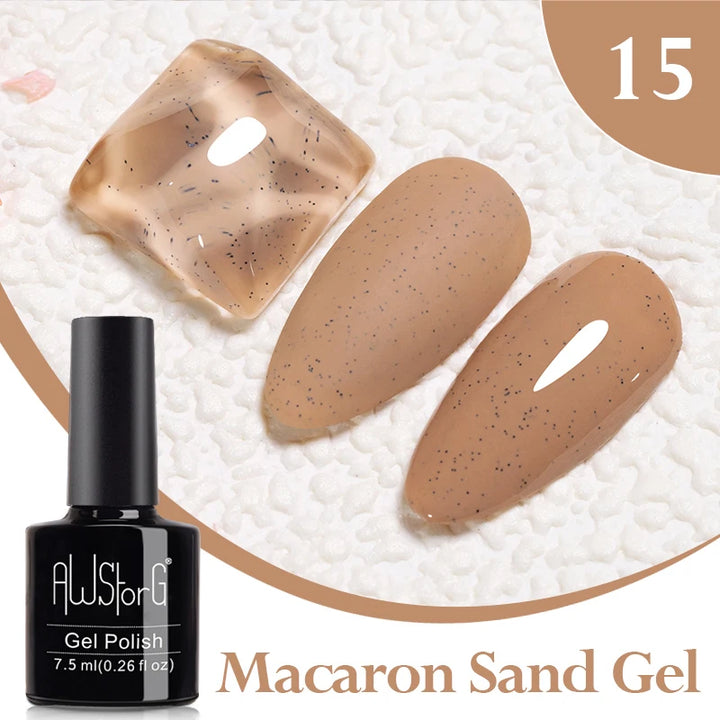 AWStorG 15ML Ace Gel 9-in-1 Nail Glue Gel Nail Polish Thickness Transparent Semi Permanent  Function UV Gel Soak Off Nail Art