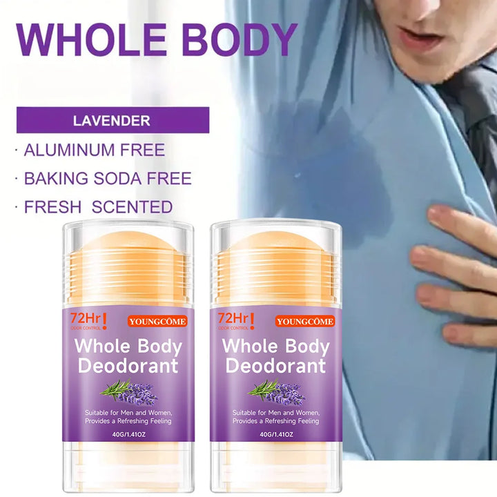 Whole Body Deodorant set Peach Deodorant Underarm Removal For Women Man Honey Peach Stick Deodorant Stick for Gym & Daily Use