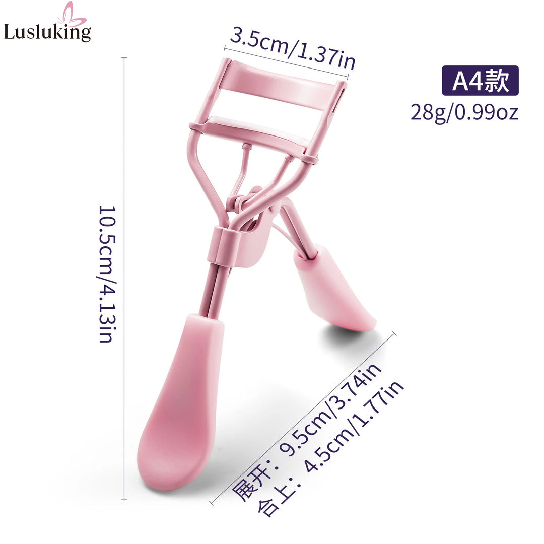 1pc Eyelash Curler With Soft Silicone Pad Women Eyelashes Curling Clip Long Lasting Lift Lashes Makeup Accessories Cosmetic Tool