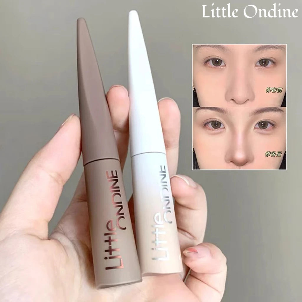 Little Ondine Liquid Contouring Concealer High Gloss Stick Refinish Brightening Matte Shadow 3D Nose Tear Groove Lying Silkworm