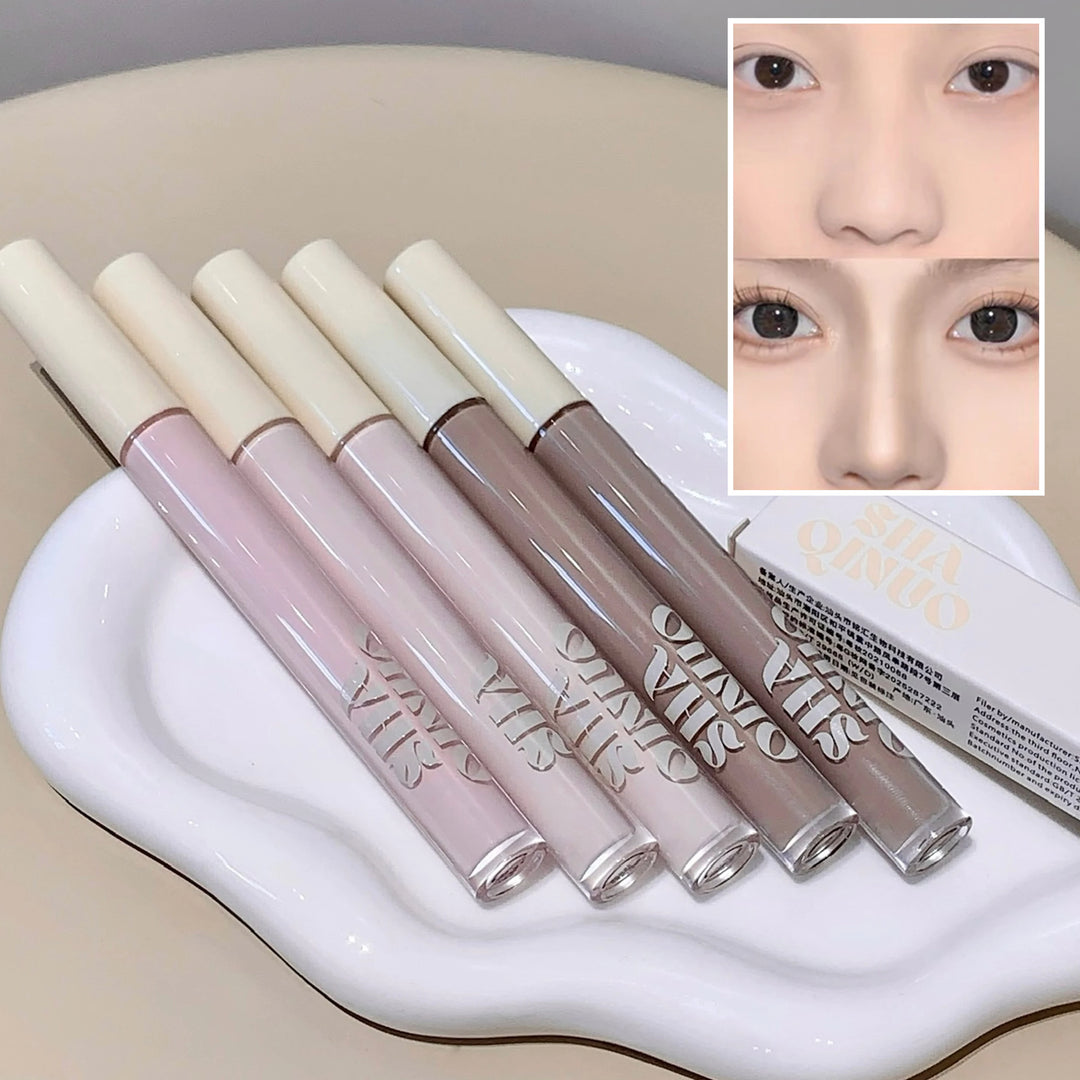SHAQINUO Liquid Contouring Highlighter Powerful Concealer Whitening Lasting Foundation Moisturizing High-end Brightening Liquid