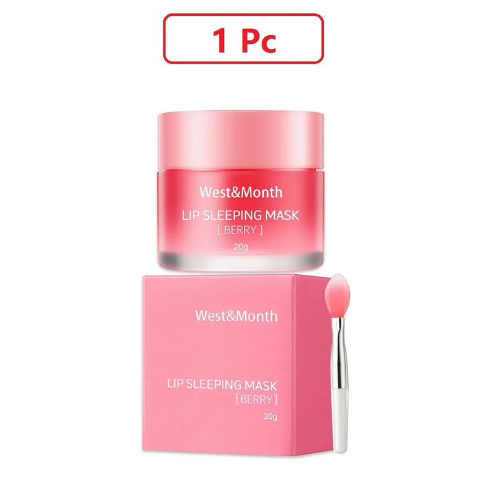 20g Berry Lip Sleeping Mask Night Sleep Maintenance Moisturizing Fade Lip Lines Nourishing Lip Balm Skin Care Korean Cosmetic