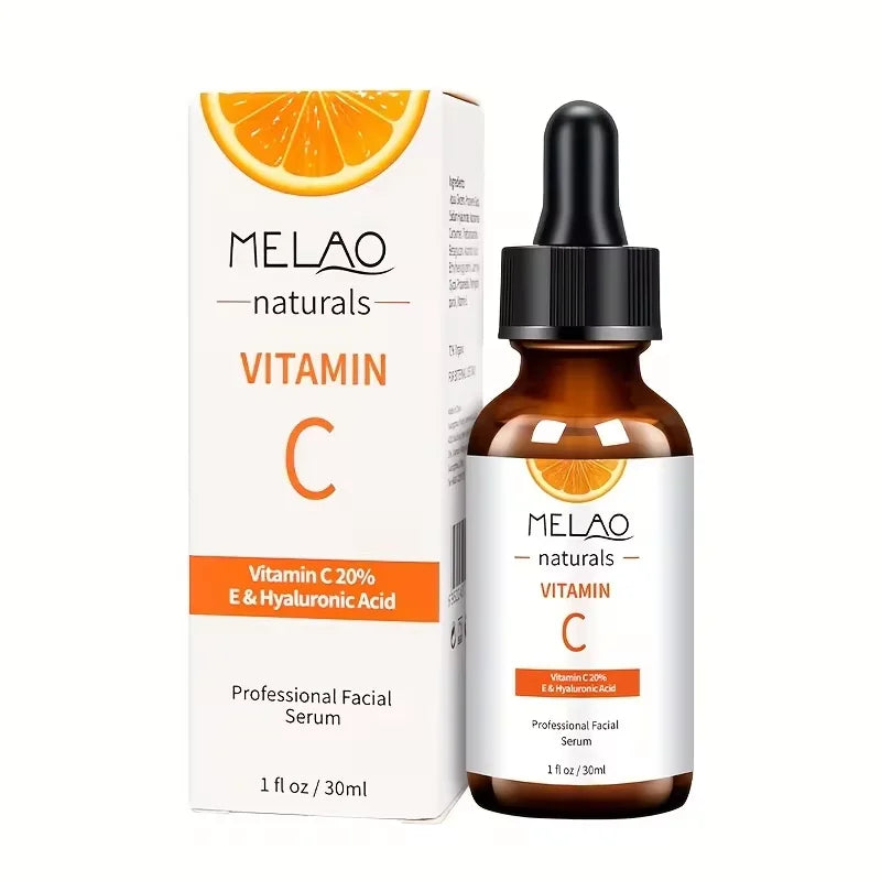 MELAO Vitamin C Serum with 20% Hyaluronic Acid & Vitamin E Anti Aging Anti Wrinkle Brightening Dark Spot Face Essence