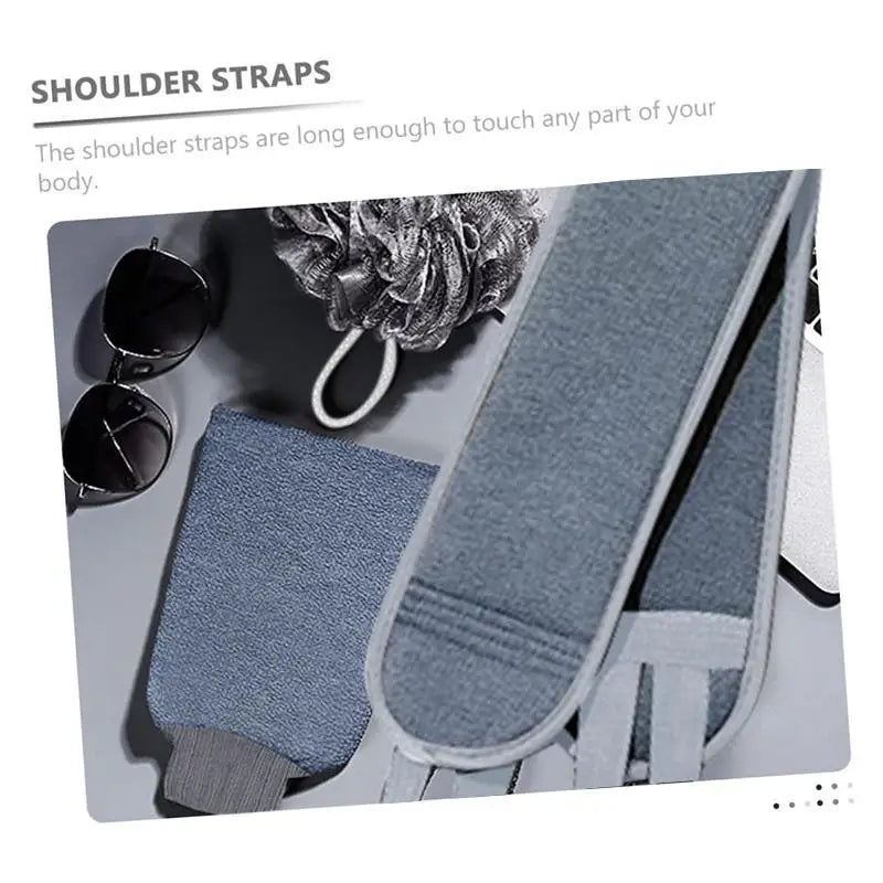 1/3Pcs Body Cleaning Washcloth Soft Brush Home Hotel Bathroom Shower Ball Back Scrubber Set Exfoliating Skin Towel Bath Gloves