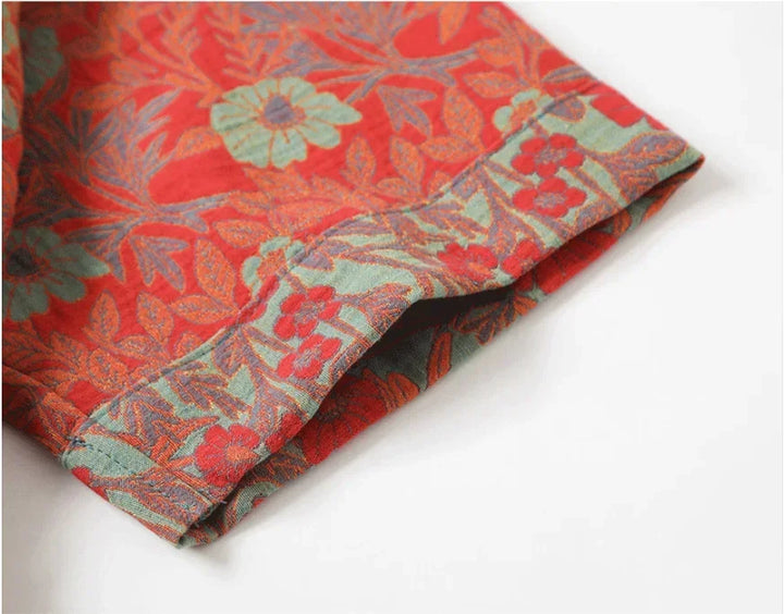 Cotton Printed Women's Bathrobe for Spring and Autumn Pajamas Home Clothing Multi Colors Quick Drying Bathrobes Female