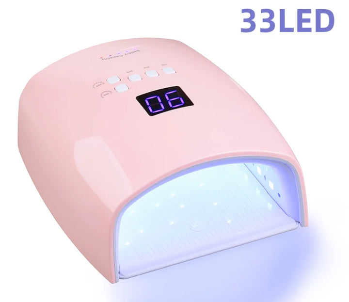 Rechargeable UV LED Nail Lmp, 66W Gel Nail Dryer, Professional Nail tool, 5-gear timing, Suitable for Home and Salon