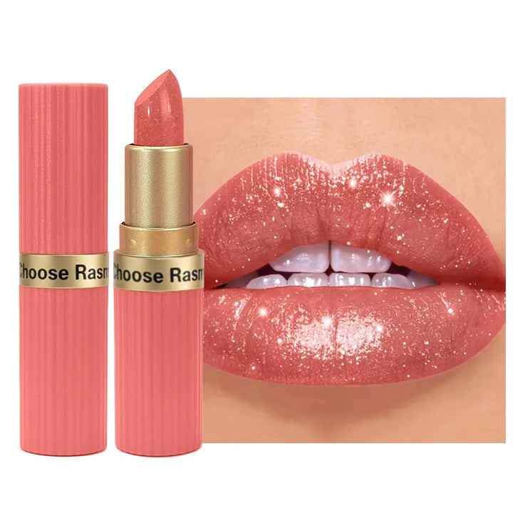 CHOOSE RASME 6 colors chocolate bar lipstick makeup pearl matte matte not easy to fall out matte waterproof lipstick