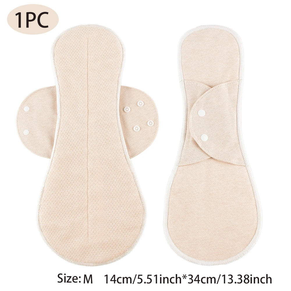 BIAI 1PC Anti-bacterial Sanitary Napkin Washable Menstrual Pads Reusable Sanitary Towel Breathable Sanitary Pad For Women Lady