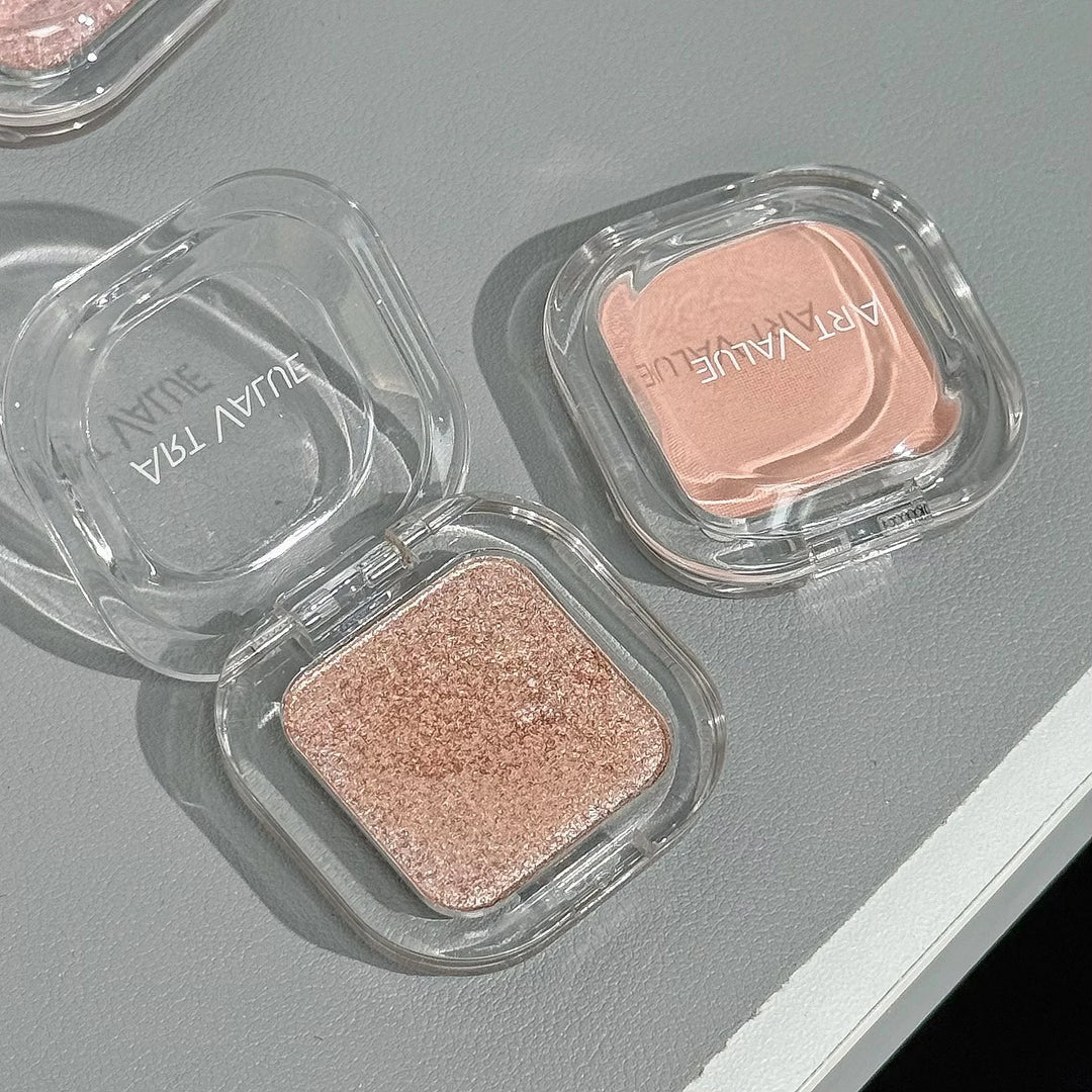 ART VALUE Single Color Eyeshadow Palette, Long-lasting, Matte & Shimmer Finish, No Fallout, Multi-color Eyeshadow for Makeup