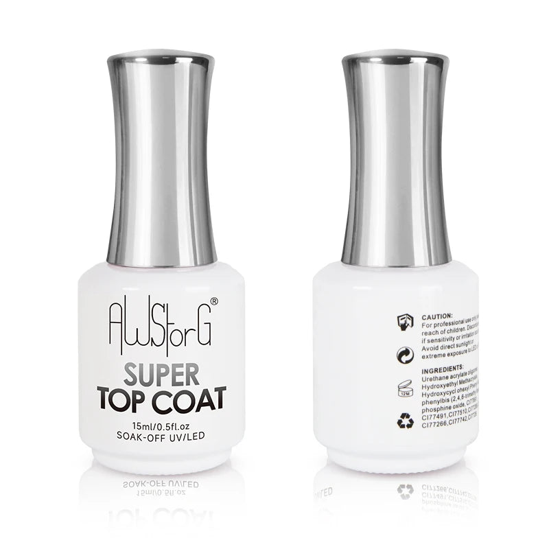 AWStorG 15ML Ace Gel 9-in-1 Nail Glue Gel Nail Polish Thickness Transparent Semi Permanent  Function UV Gel Soak Off Nail Art
