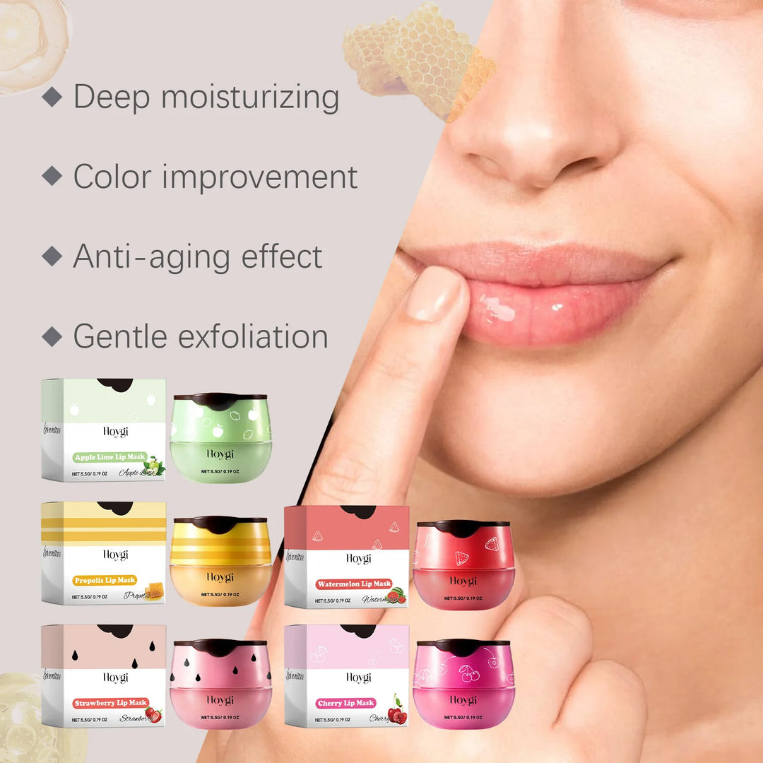 Lip Mask Fade Lip Lines Remove Dead Skin Anti-cracking Dryness Peeling Repair Plumper Bleach Nourish Moisturizing Lip Care Cream