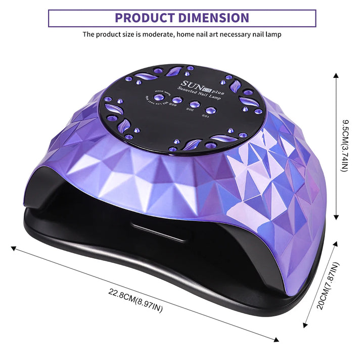 Professional UV LED Nail Dryer 36 LED Lamp Beads Gel Curing Lamp with 4 Timers and Automatic Sensor Nail Curing Lamp Tool