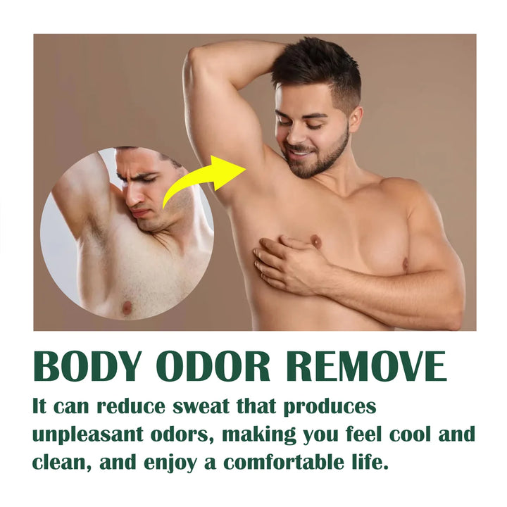 Herbal Essence Deodorant Cream - Anti-Allergic, Long-Lasting Freshness, Moisturizing, Suitable for Armpits and Whole Body, All Skin Color Skin, Portable, Unisex