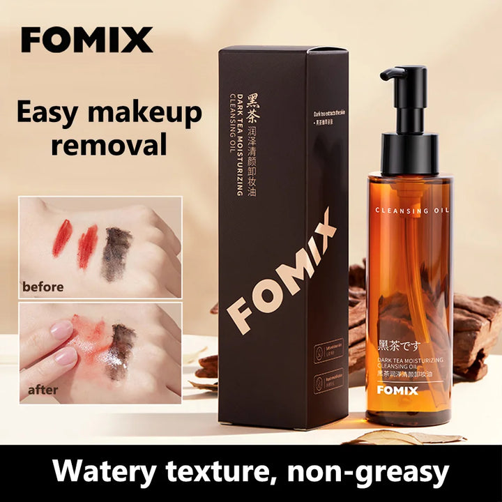 FOMIX Black Tea Moisturizing Cleansing Oil Moisturizing Dry Skin Without Drying Deep Cleansing Facial Makeup Remover