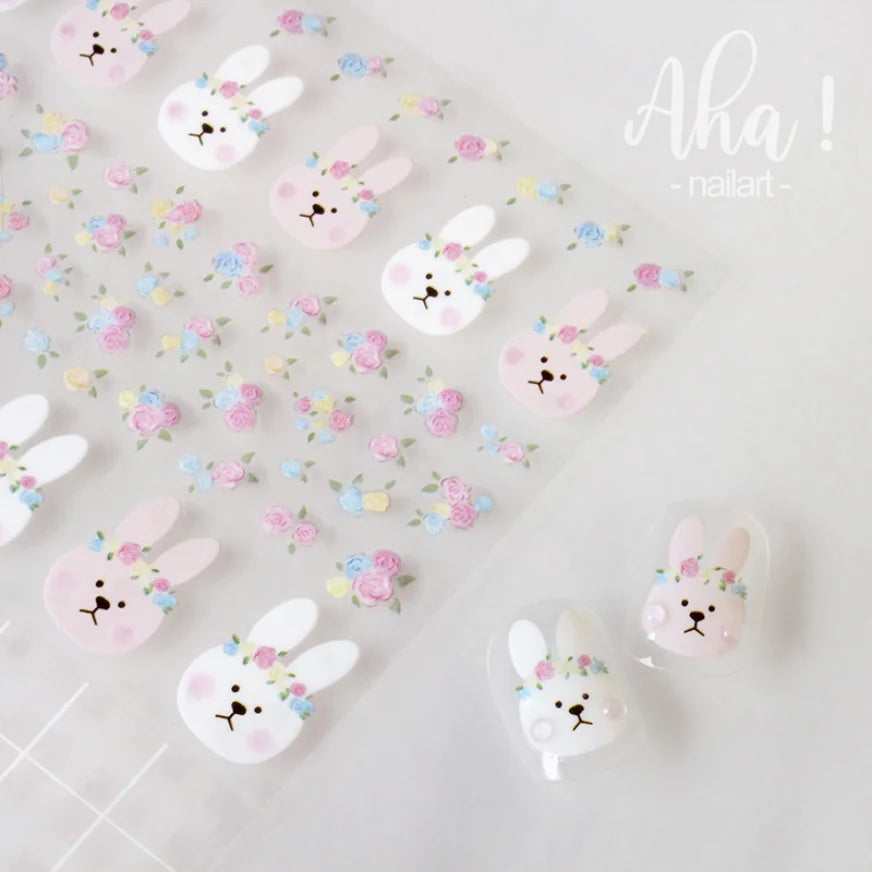 3D Nail Art Stickers  Translucence Moon/Star/Cloud Ultra-thin Nail Decals 3d Self-Adhesive White Cloud Moon Star Kawaii Sliders