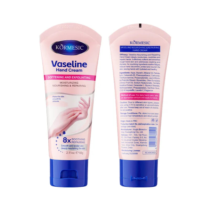 KORMESIC Vaseline Intensive Moisture Hand Cream Moisturizing Lotion Nourishing Hydrating Skin Care Products