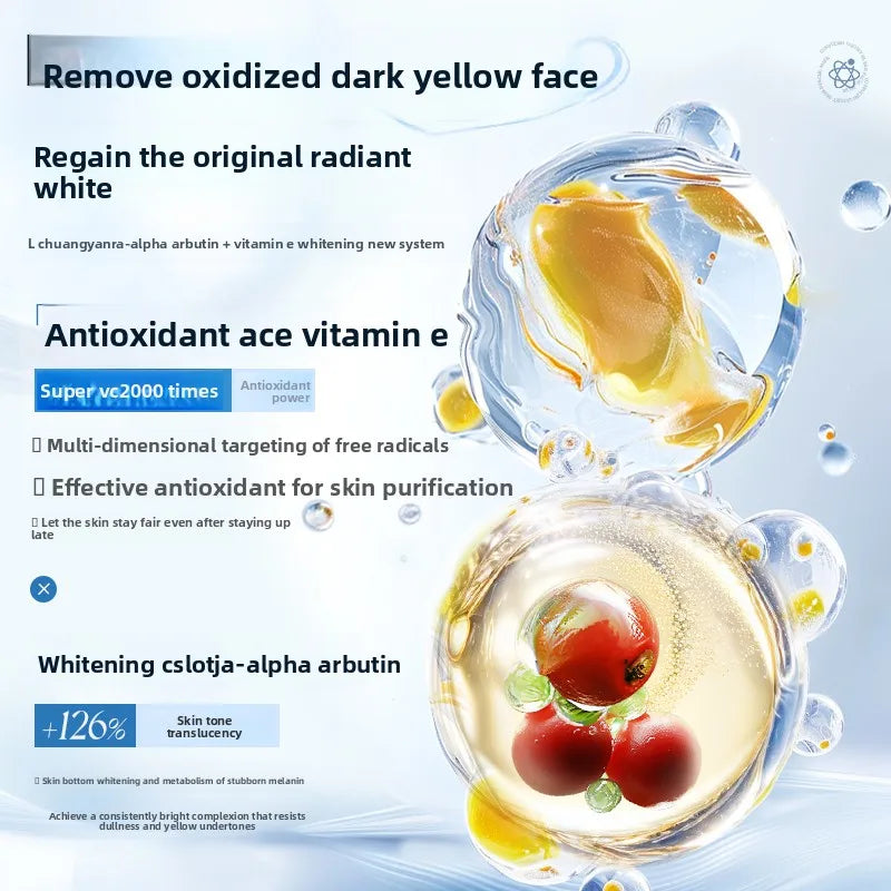 OHBT Vitamin E Arbutin Face Toner 500ml, Antioxidant Reduce Fine Lines VE Toner, Moisturizing Alleviate Nourish Glycerin Liquid
