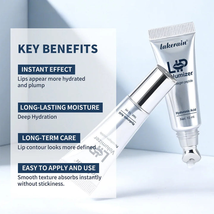 Instant Lip Plumping Essential Oil Hyaluronic Acid Nourishing Antiwrinkle Moisturising Sexy Lip Care Ultimate Plumping Lip Gloss