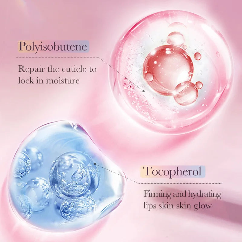 SADOER 3 Color Lip Scrub Cream Moisturizing Lips Plumper Hydrating Nourishing Lip Balm Lipstick Beauty Skin Care